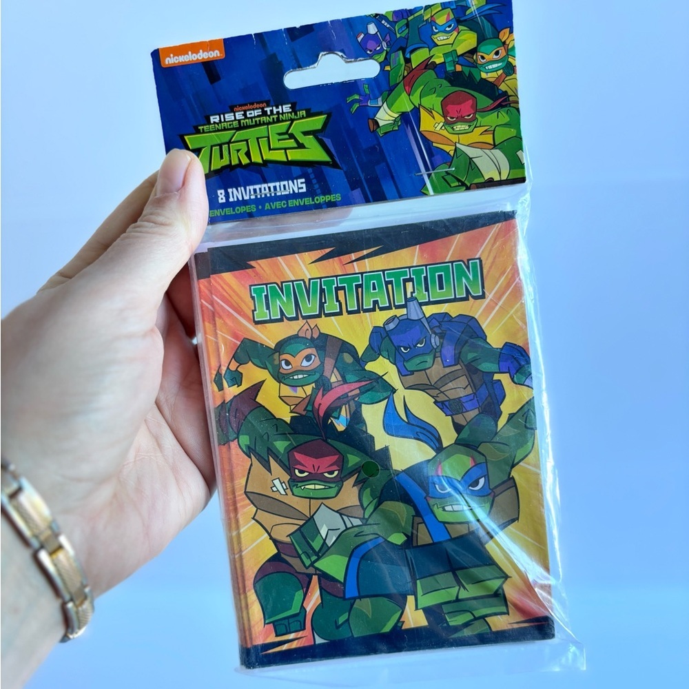 Teenage Mutant Ninja Turtles Party Invitations Pack of 8